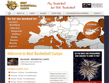Tablet Screenshot of bestbasketcamps.com